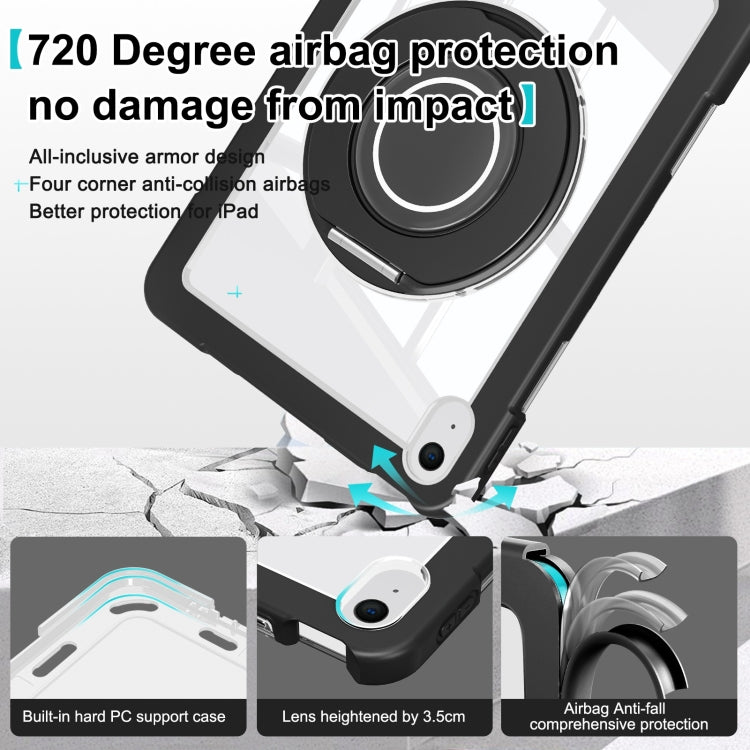 For iPad 2025 / 2022 Crystal Armor PC Hybrid TPU Tablet Case