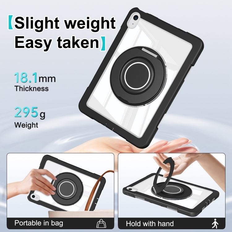 For iPad 2025 / 2022 Crystal Armor PC Hybrid TPU Tablet Case