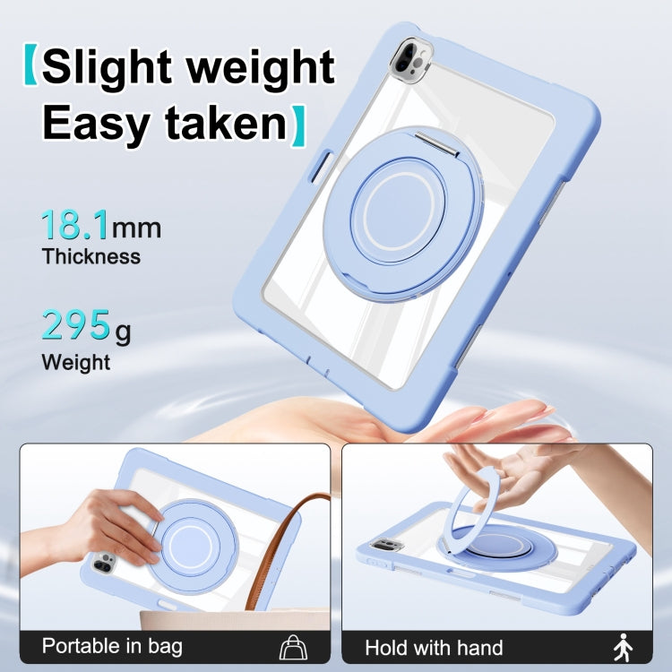 For iPad Pro 11 2022 / 2021 / 2020 Crystal Armor PC Hybrid TPU Tablet Case
