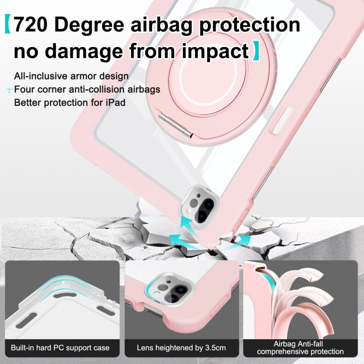 For iPad Pro 11 2022 / 2021 / 2020 Crystal Armor PC Hybrid TPU Tablet Case