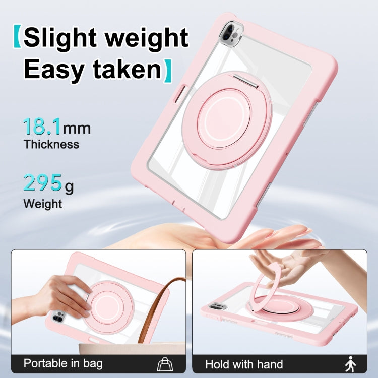 For iPad Pro 11 2022 / 2021 / 2020 Crystal Armor PC Hybrid TPU Tablet Case