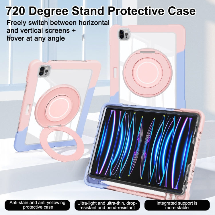 For iPad Pro 11 2022 / 2021 / 2020 Crystal Armor PC Hybrid TPU Tablet Case