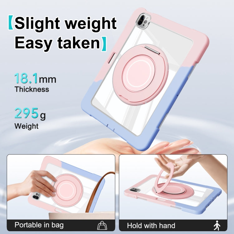 For iPad Pro 11 2022 / 2021 / 2020 Crystal Armor PC Hybrid TPU Tablet Case