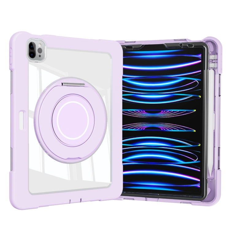 For iPad Pro 11 2022 / 2021 / 2020 Crystal Armor PC Hybrid TPU Tablet Case