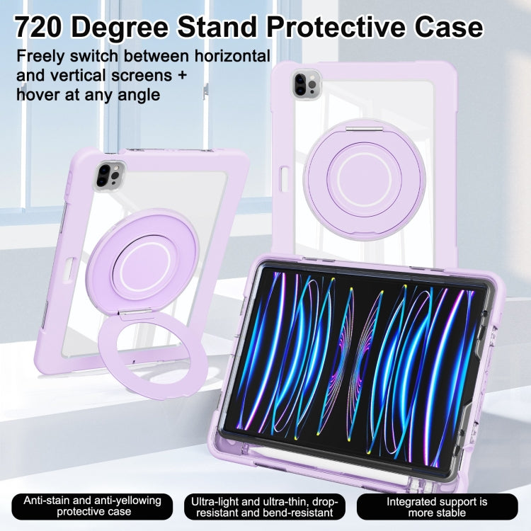 For iPad Pro 11 2022 / 2021 / 2020 Crystal Armor PC Hybrid TPU Tablet Case