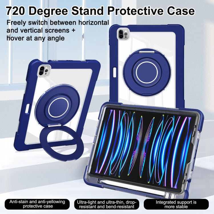 For iPad Pro 11 2022 / 2021 / 2020 Crystal Armor PC Hybrid TPU Tablet Case