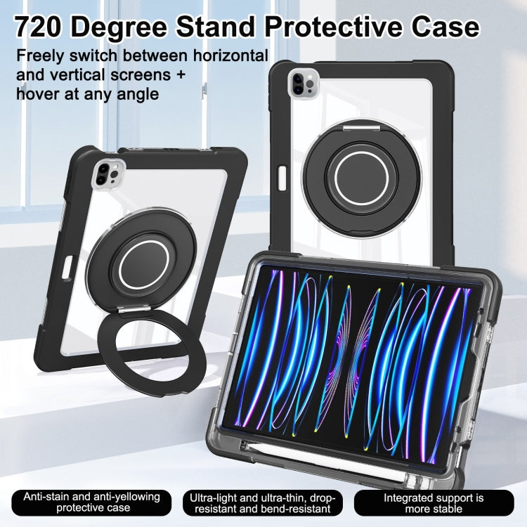 For iPad Pro 11 2022 / 2021 / 2020 Crystal Armor PC Hybrid TPU Tablet Case