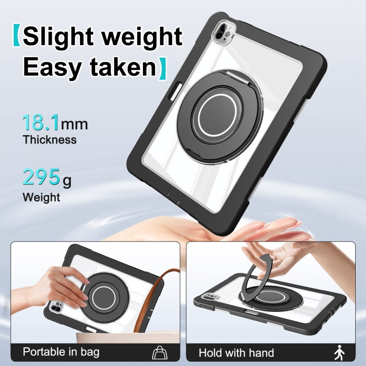 For iPad Pro 11 2022 / 2021 / 2020 Crystal Armor PC Hybrid TPU Tablet Case