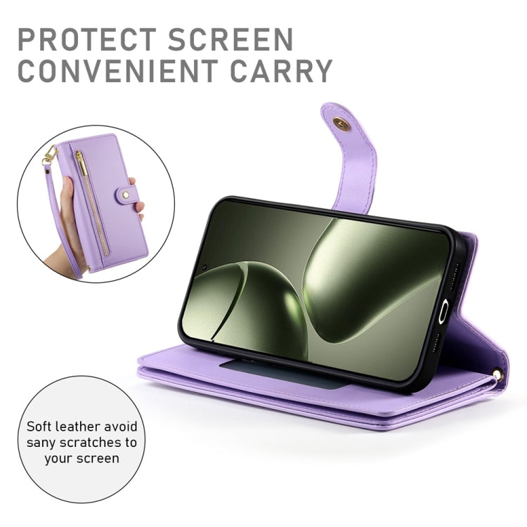 For Xiaomi 14T Nine Card-slot Zipper Wallet Bag Leather Phone Case