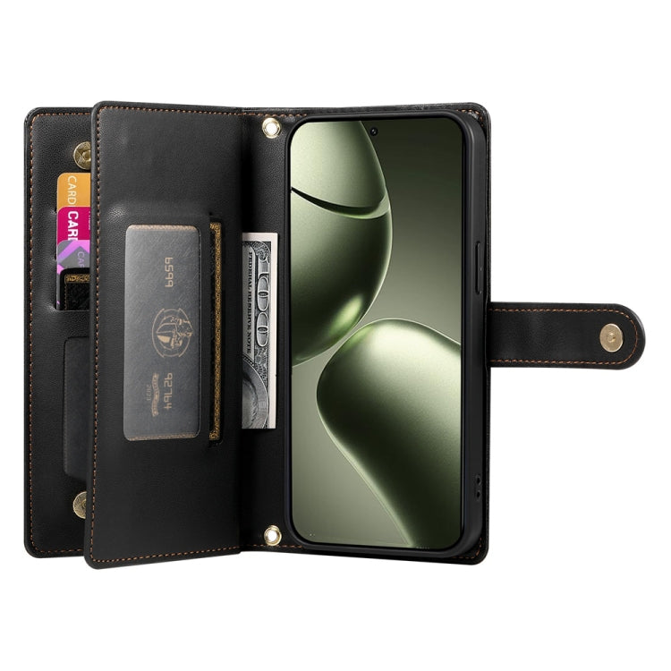 For Xiaomi 14T Nine Card-slot Zipper Wallet Bag Leather Phone Case