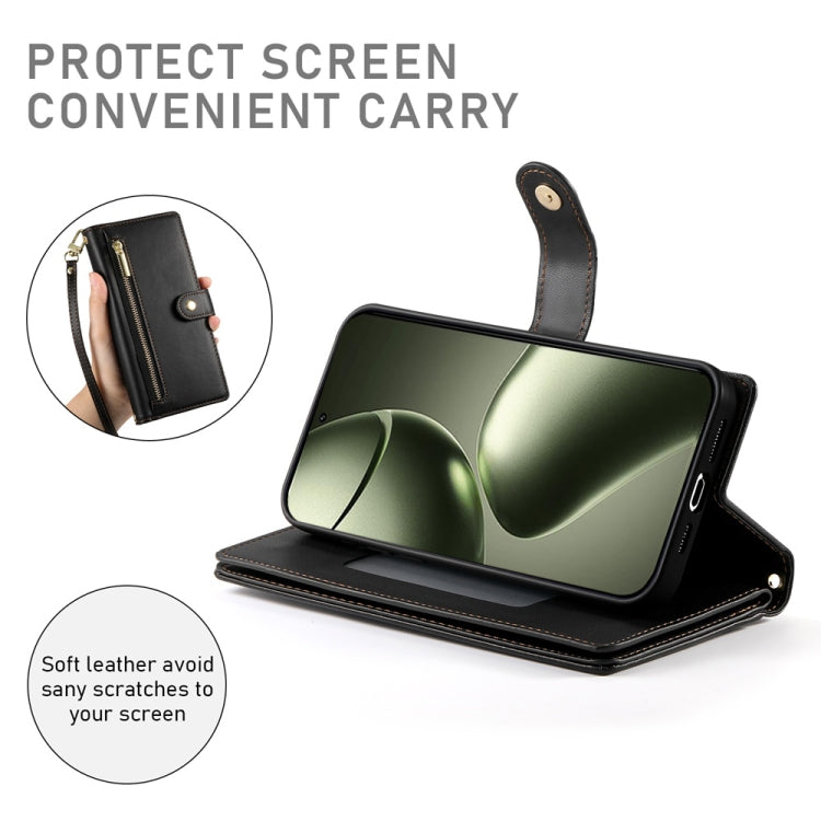 For Xiaomi 14T Nine Card-slot Zipper Wallet Bag Leather Phone Case