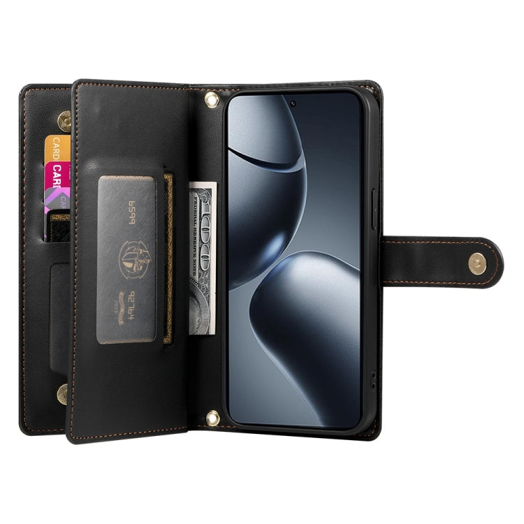 For Xiaomi 14T Pro Nine Card-slot Zipper Wallet Bag Leather Phone Case