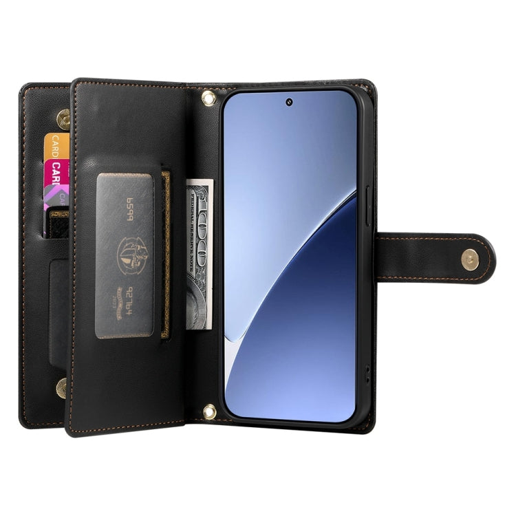For Xiaomi 15 Nine Card-slot Zipper Wallet Bag Leather Phone Case