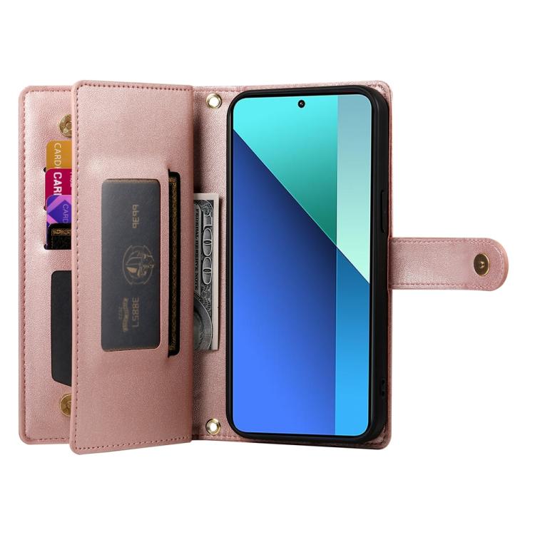 For Xiaomi 15 Ultra Nine Card-slot Zipper Wallet Bag Leather Phone Case