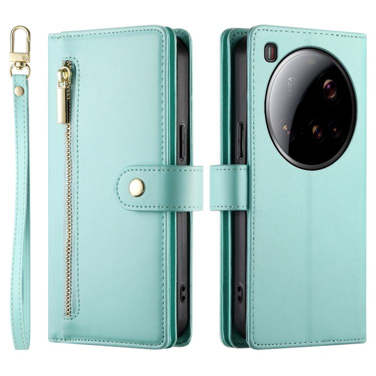 For Xiaomi 15 Ultra Nine Card-slot Zipper Wallet Bag Leather Phone Case