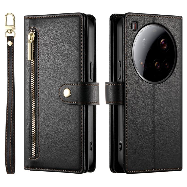 For Xiaomi 15 Ultra Nine Card-slot Zipper Wallet Bag Leather Phone Case