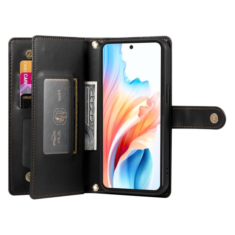 For Xiaomi 17 Pro Nine Card-slot Zipper Wallet Bag Leather Phone Case