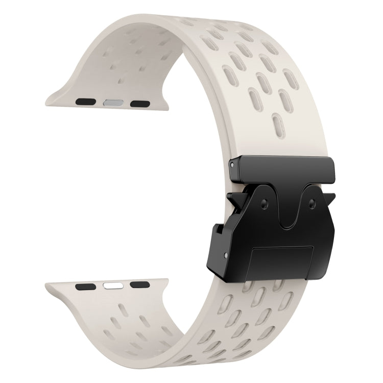 For Apple Watch 46mm / 49mm / 45mm / 44mm Mesh Silicone Buckle Watch Band