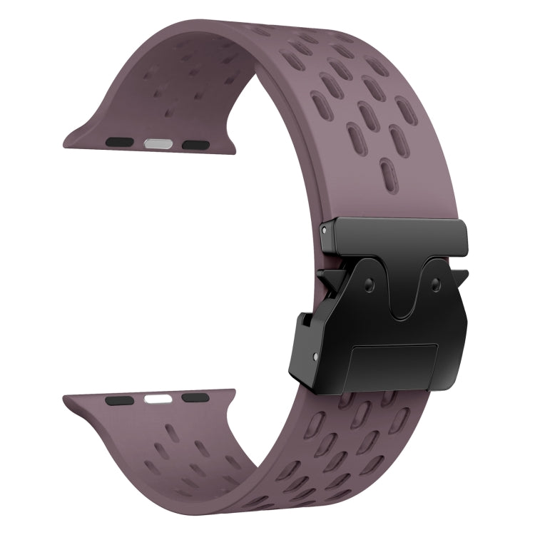 For Apple Watch 46mm / 49mm / 45mm / 44mm Mesh Silicone Buckle Watch Band