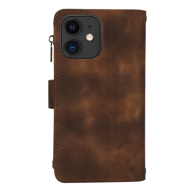 For iPhone 11 Dream 9-Card Zipper Wallet RFID Leather Phone Case with Lanyard