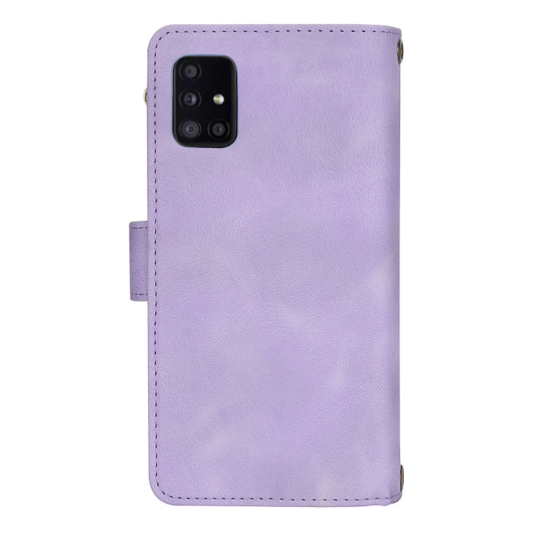 For Samsung Galaxy S20 5G Dream 9-Card Zipper Wallet RFID Leather Phone Case with Lanyard
