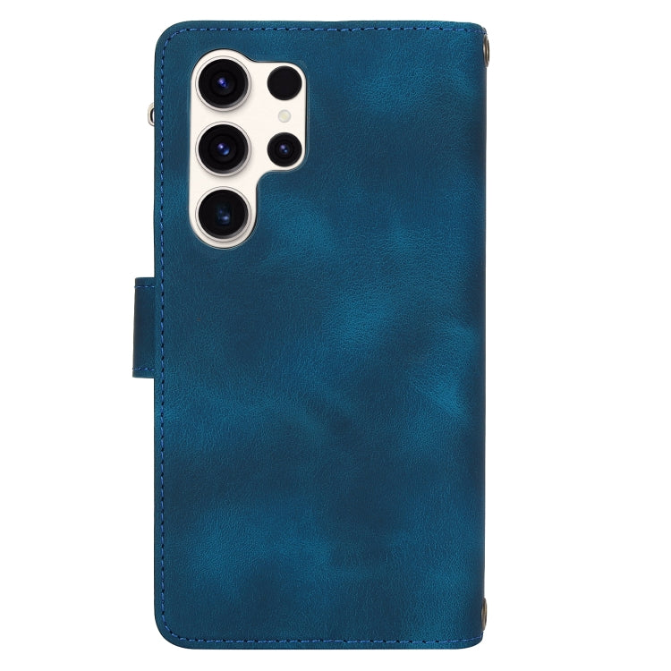 For Samsung Galaxy S23 Ultra 5G Dream 9-Card Zipper Wallet RFID Leather Phone Case with Lanyard
