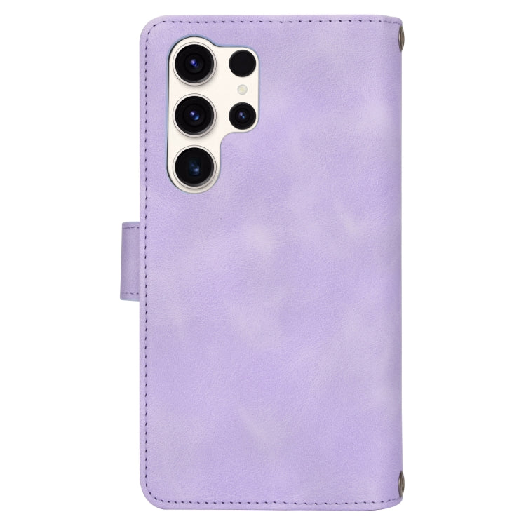 For Samsung Galaxy S23 Ultra 5G Dream 9-Card Zipper Wallet RFID Leather Phone Case with Lanyard