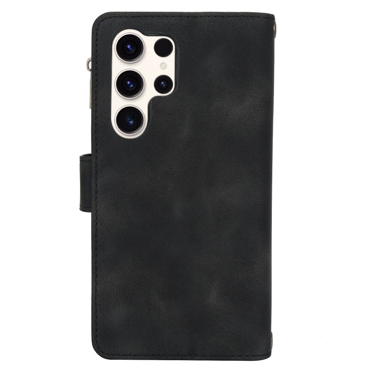 For Samsung Galaxy S23 Ultra 5G Dream 9-Card Zipper Wallet RFID Leather Phone Case with Lanyard