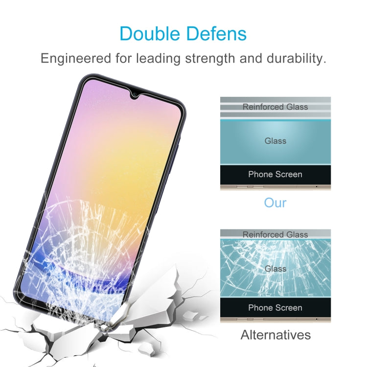 For Samsung Galaxy A26 5G / M16 5G 10pcs 0.26mm 9H 2.5D Tempered Glass Film