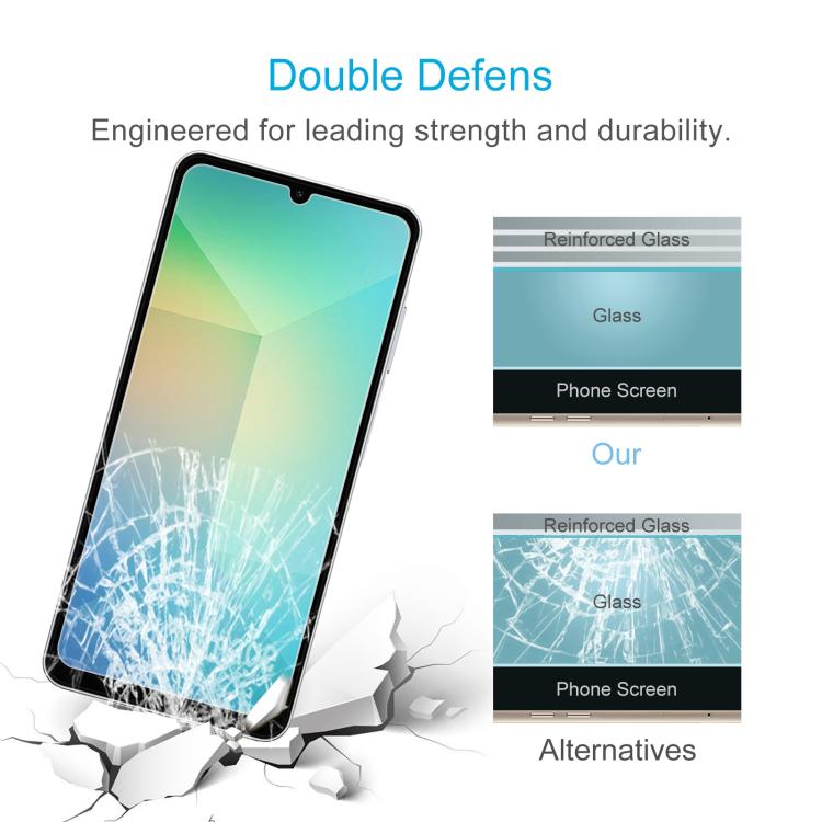 For Samsung Galaxy A07 5G 10pcs 0.26mm 9H 2.5D Tempered Glass Film
