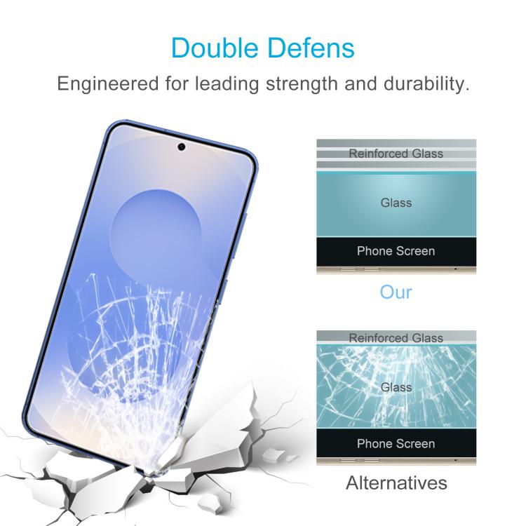 For Samsung Galaxy S25 FE 5G 10pcs 0.26mm 9H 2.5D Tempered Glass Film