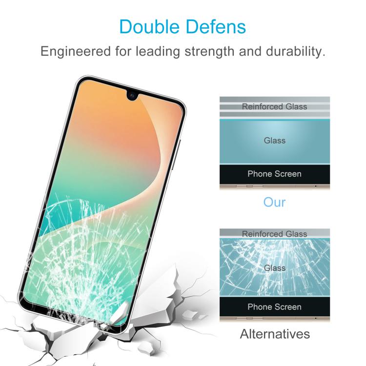 For Samsung Galaxy F36 5G 10pcs 0.26mm 9H 2.5D Tempered Glass Film