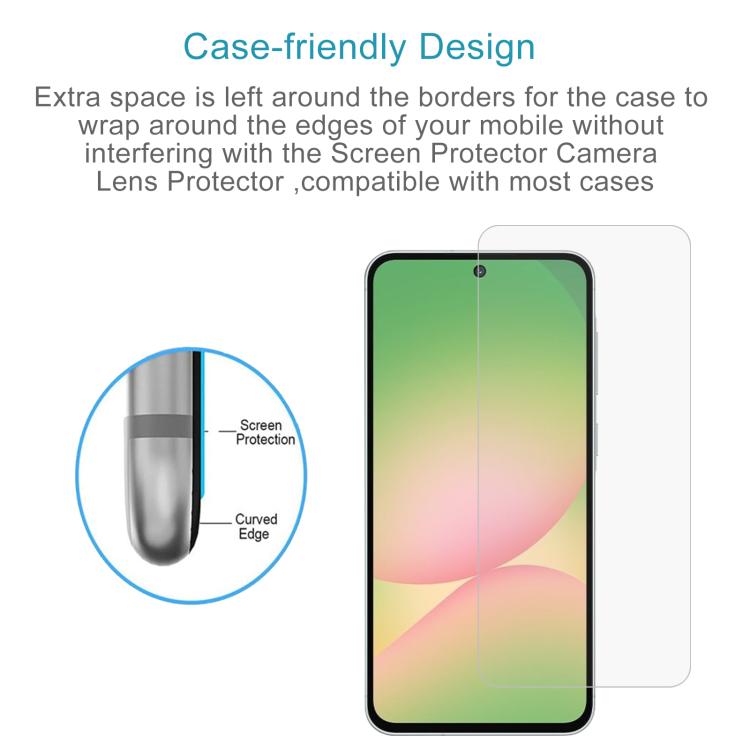 For Samsung Galaxy A57 10pcs 0.26mm 9H 2.5D Tempered Glass Film