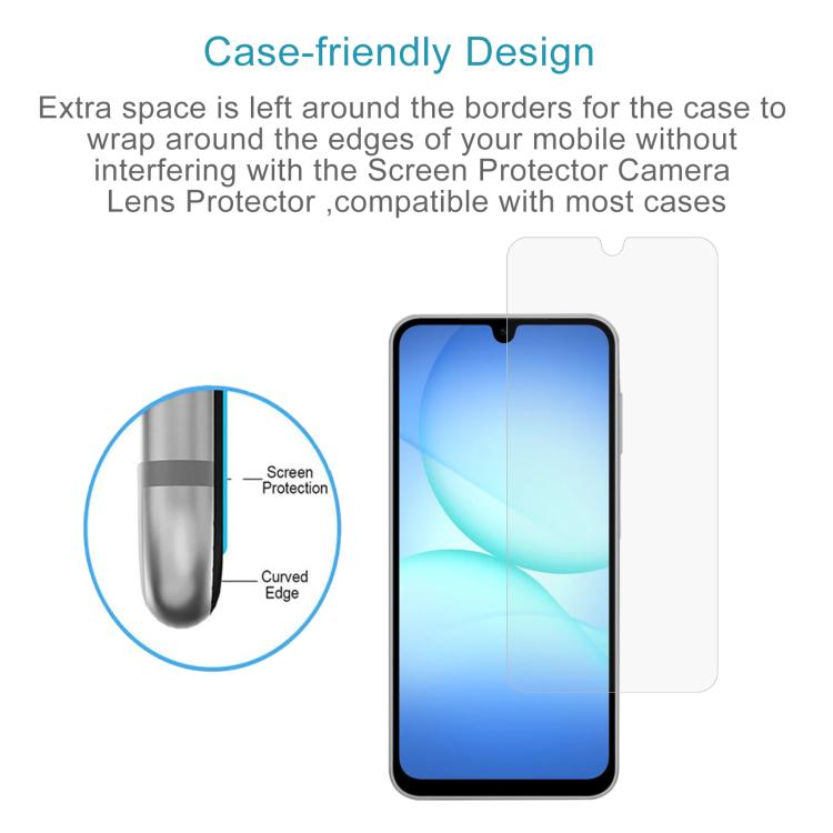 For Samsung Galaxy F17 5G 10pcs 0.26mm 9H 2.5D Tempered Glass Film