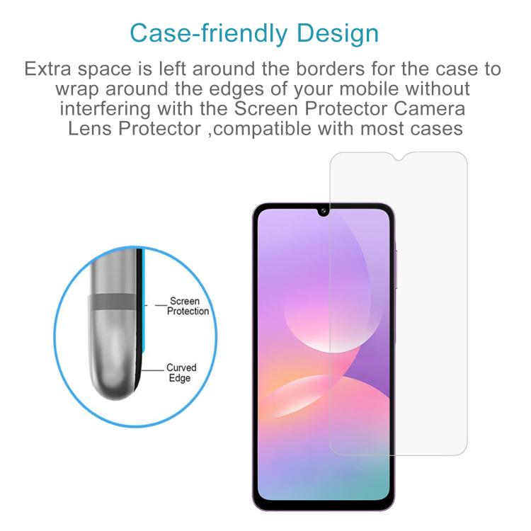 For Samsung Galaxy M17e 5G 10pcs 0.26mm 9H 2.5D Tempered Glass Film