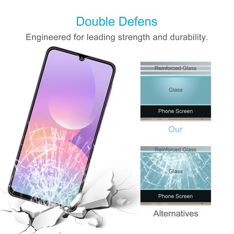 For Samsung Galaxy M17e 5G 10pcs 0.26mm 9H 2.5D Tempered Glass Film