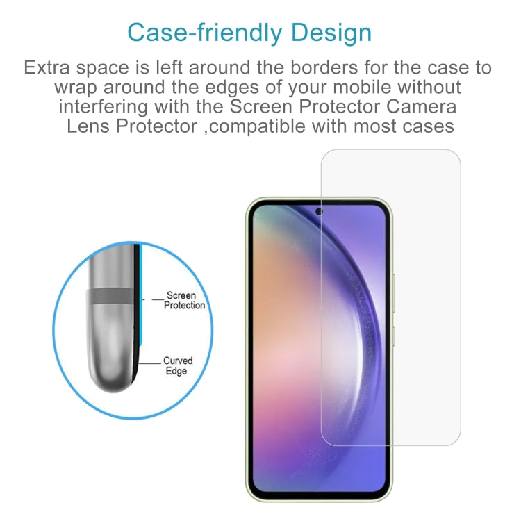For Samsung Galaxy A56 5G 50pcs 0.26mm 9H 2.5D Tempered Glass Film
