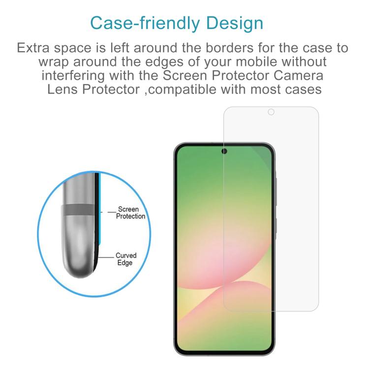 For Samsung Galaxy F56 5G 50pcs 0.26mm 9H 2.5D Tempered Glass Film