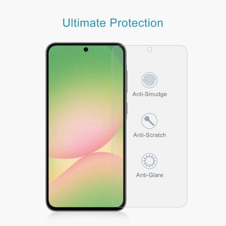 For Samsung Galaxy F56 5G 50pcs 0.26mm 9H 2.5D Tempered Glass Film