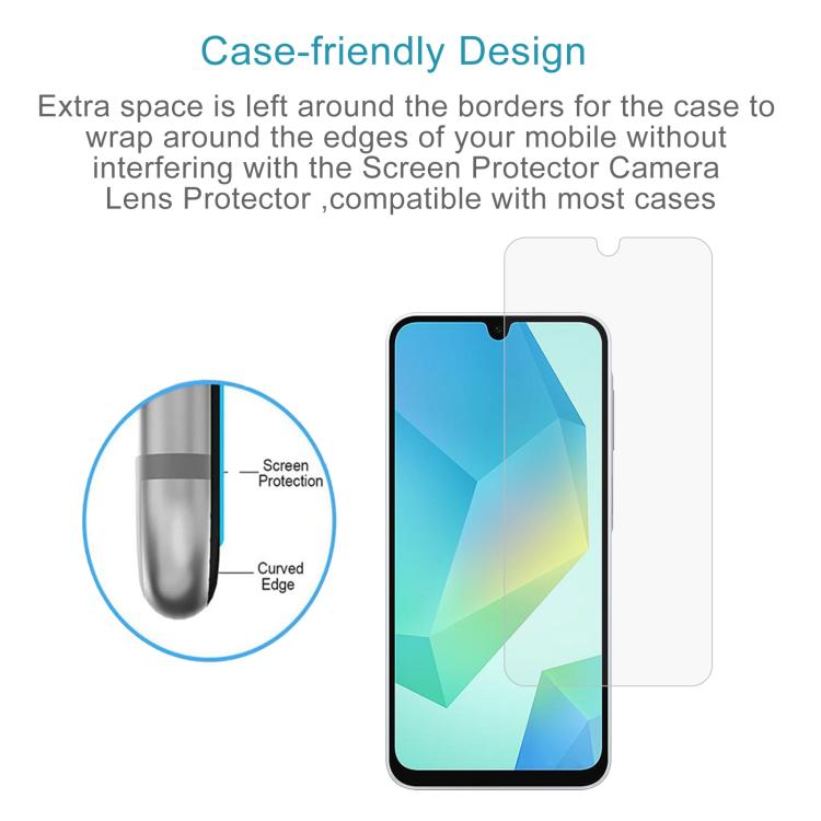 For Samsung Galaxy A17 5G 50pcs 0.26mm 9H 2.5D Tempered Glass Film