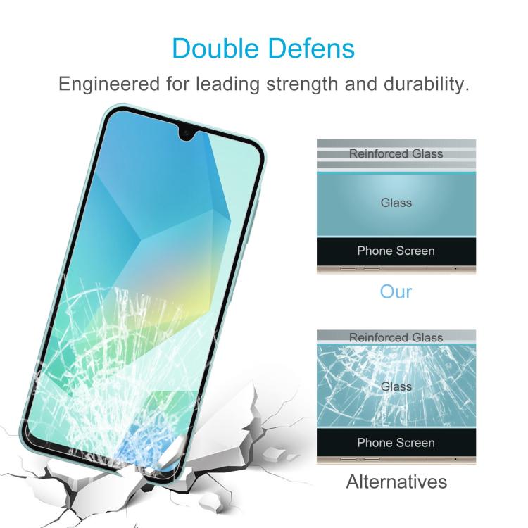 For Samsung Galaxy A17 4G 50pcs 0.26mm 9H 2.5D Tempered Glass Film
