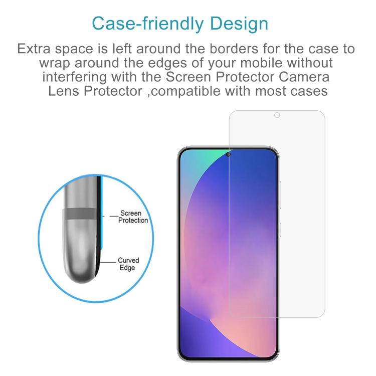 For Samsung Galaxy M36 5G 50pcs 0.26mm 9H 2.5D Tempered Glass Film