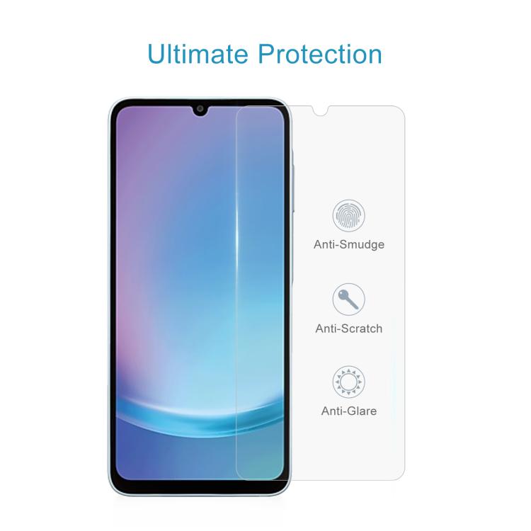 For Samsung Galaxy A25e 50pcs 0.26mm 9H 2.5D Tempered Glass Film