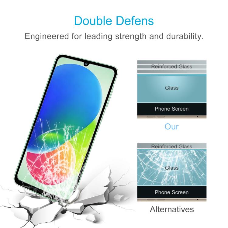 For Galaxy F07e 4G 50pcs 0.26mm 9H 2.5D Tempered Glass Film