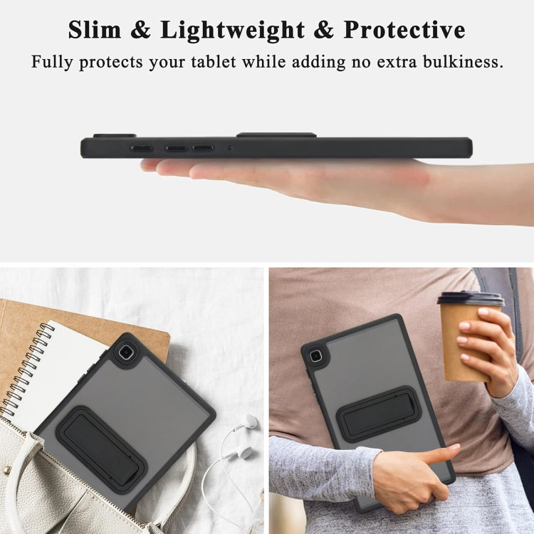 For Samsung Galaxy Tab A7 Lite Skin Feel Holder PC Hybrid TPU Tablet Case
