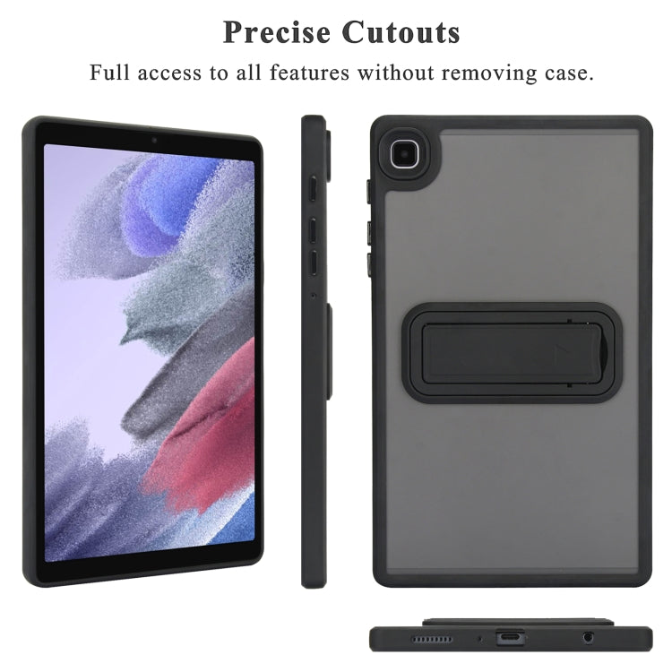 For Samsung Galaxy Tab A7 Lite Skin Feel Holder PC Hybrid TPU Tablet Case