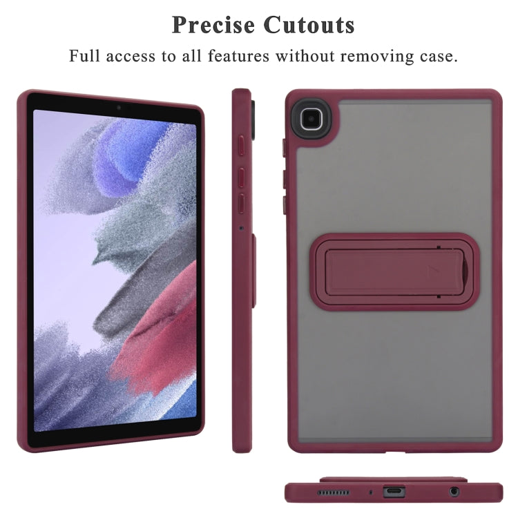 For Samsung Galaxy Tab A7 Lite Skin Feel Holder PC Hybrid TPU Tablet Case