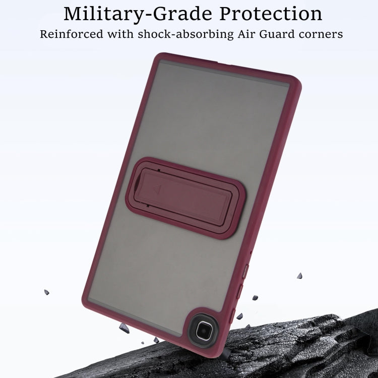 For Samsung Galaxy Tab A7 Lite Skin Feel Holder PC Hybrid TPU Tablet Case