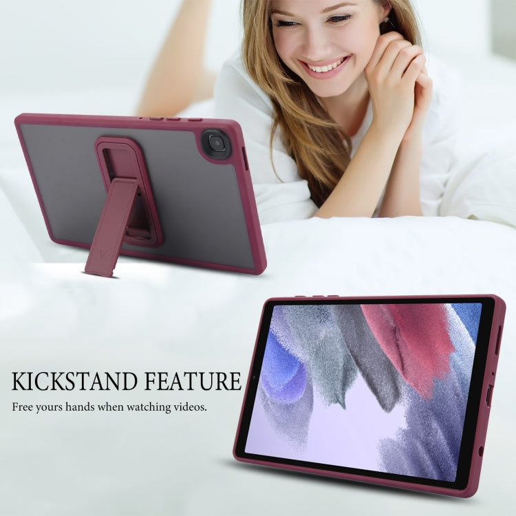 For Samsung Galaxy Tab A7 Lite Skin Feel Holder PC Hybrid TPU Tablet Case