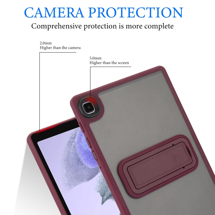 For Samsung Galaxy Tab A7 Lite Skin Feel Holder PC Hybrid TPU Tablet Case